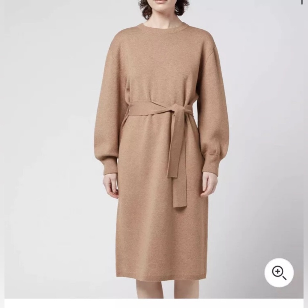 Hugo Boss Fusiana Tie Waist Knit Dress Size M NWOT